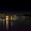 夜の久里浜港