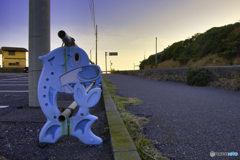 地上のイルカ