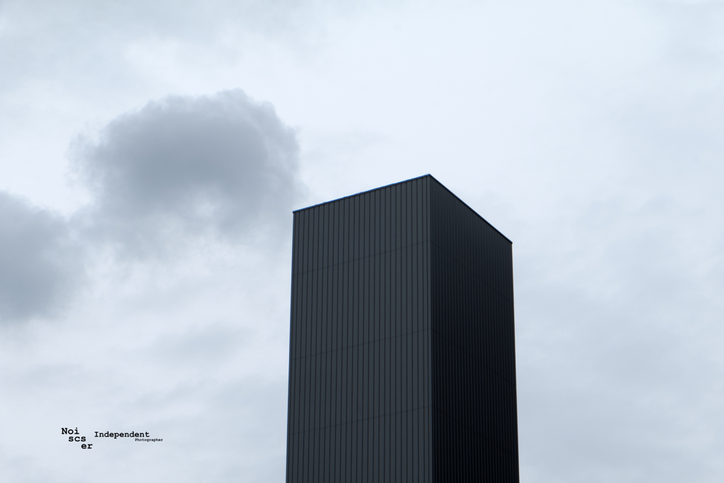 Black Tower on cloudy day.