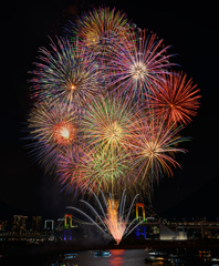 冬の夜空を彩る光