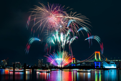 お台場レインボー花火