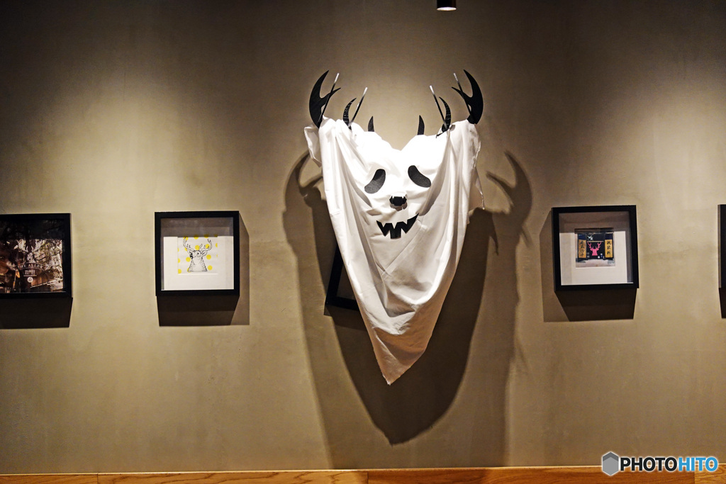 カフェ壁面スナップ