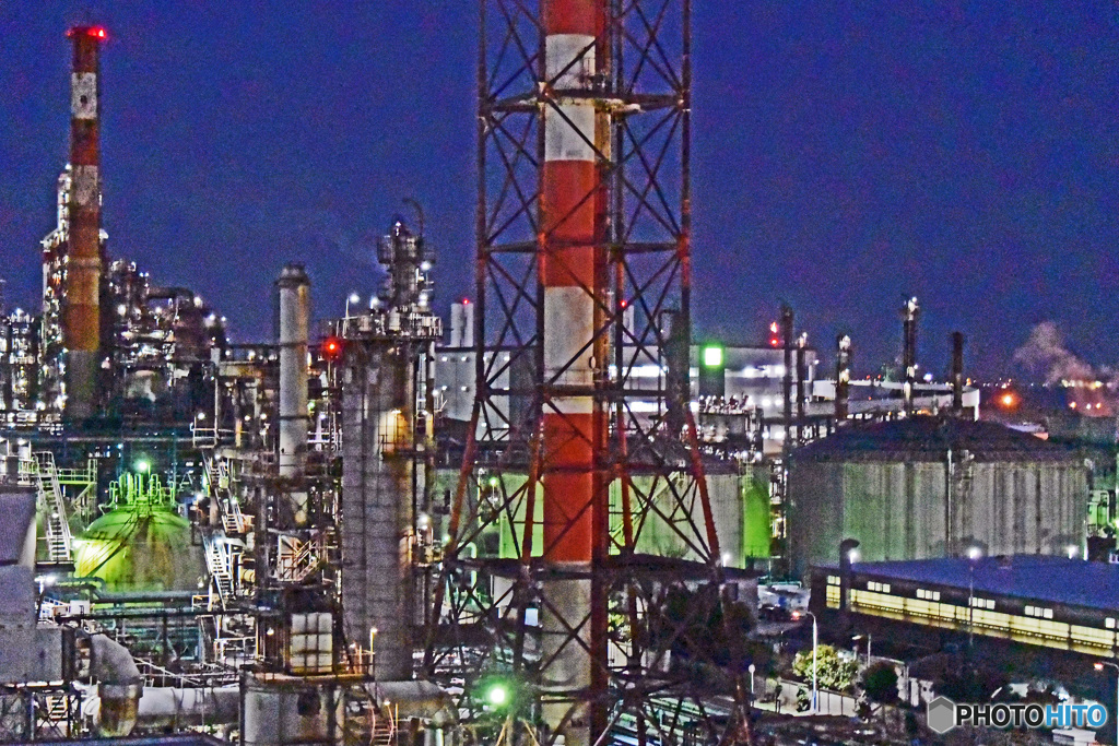 工場夜景