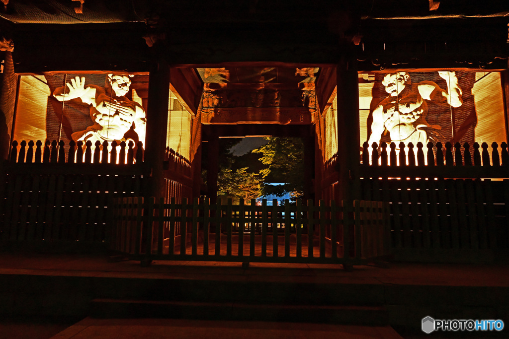 称名寺のライトアップ