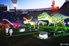横浜スタジアムにて