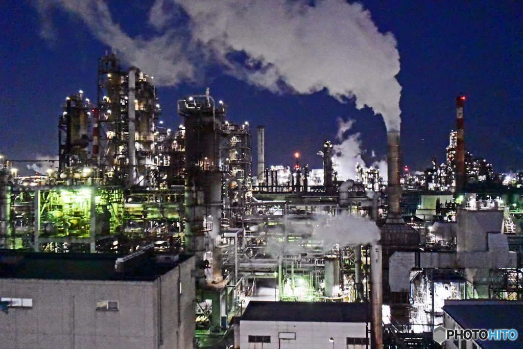 工場夜景