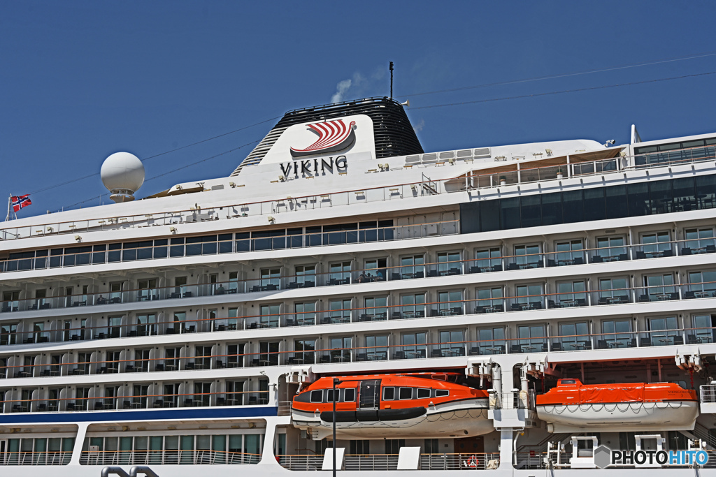 新港ふ頭に初寄港