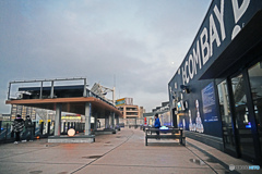 横浜スタジアムの最上階です