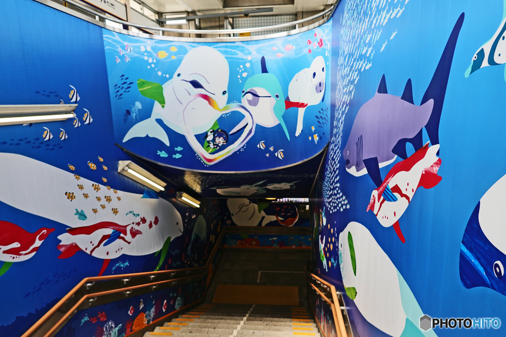 横浜シーサイドライン八景島駅構内