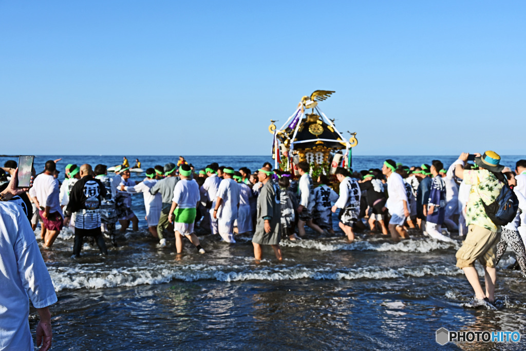  寒川神社【浜降祭】開催された