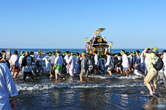  寒川神社【浜降祭】開催された