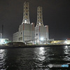 工場夜景　運河めぐり