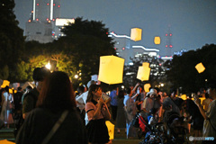 山下公園　横浜で七夕祭り