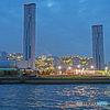 工場夜景　運河めぐり