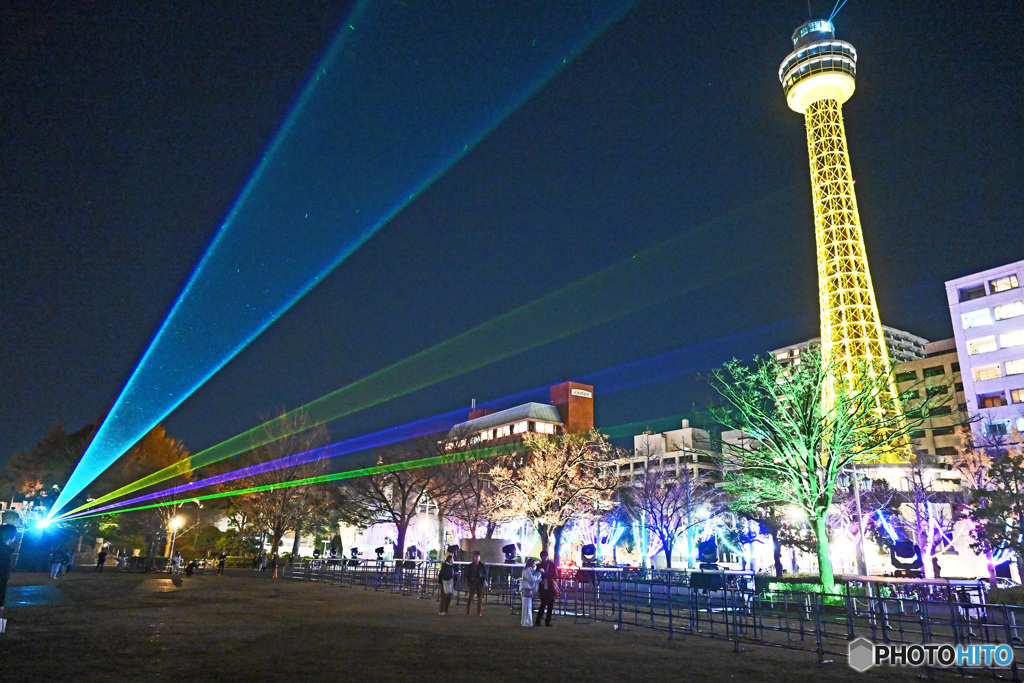 イルミ－ヌ・ヨコハマ2023　山下公園にて