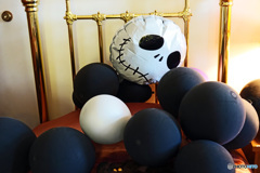 ハロウィン飾りつけ