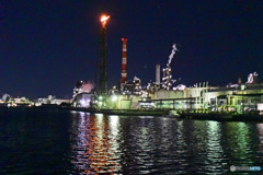 工場夜景