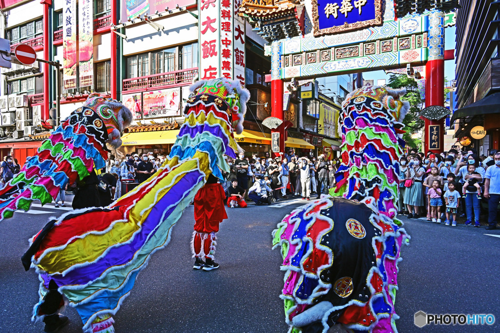 中華街にて