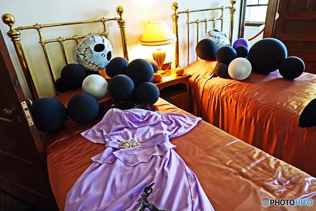 ハロウィン飾りつけ