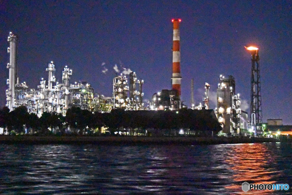 工場夜景