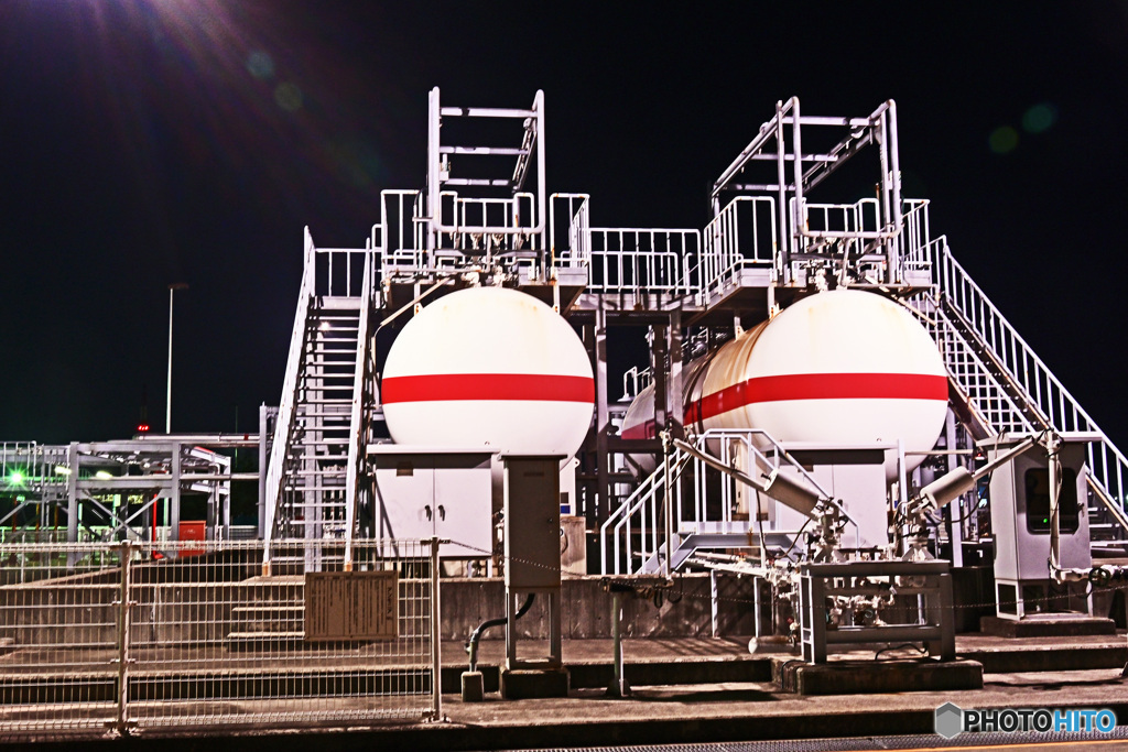 川崎 工場夜景～JERA火力発電所