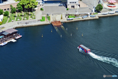 水陸両用車上陸する車