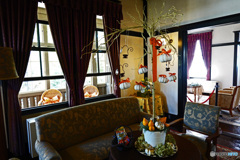 ハロウィン飾りつけ