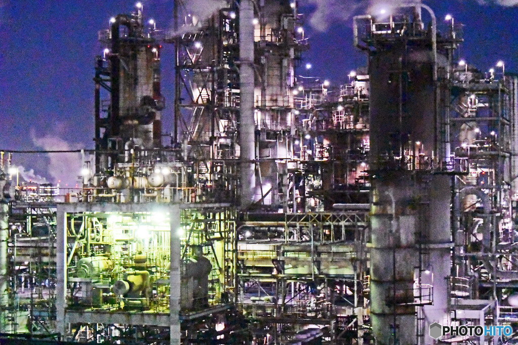 工場夜景
