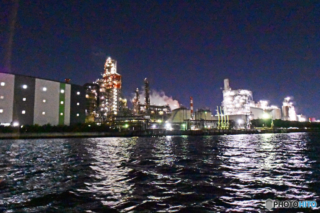 工場夜景
