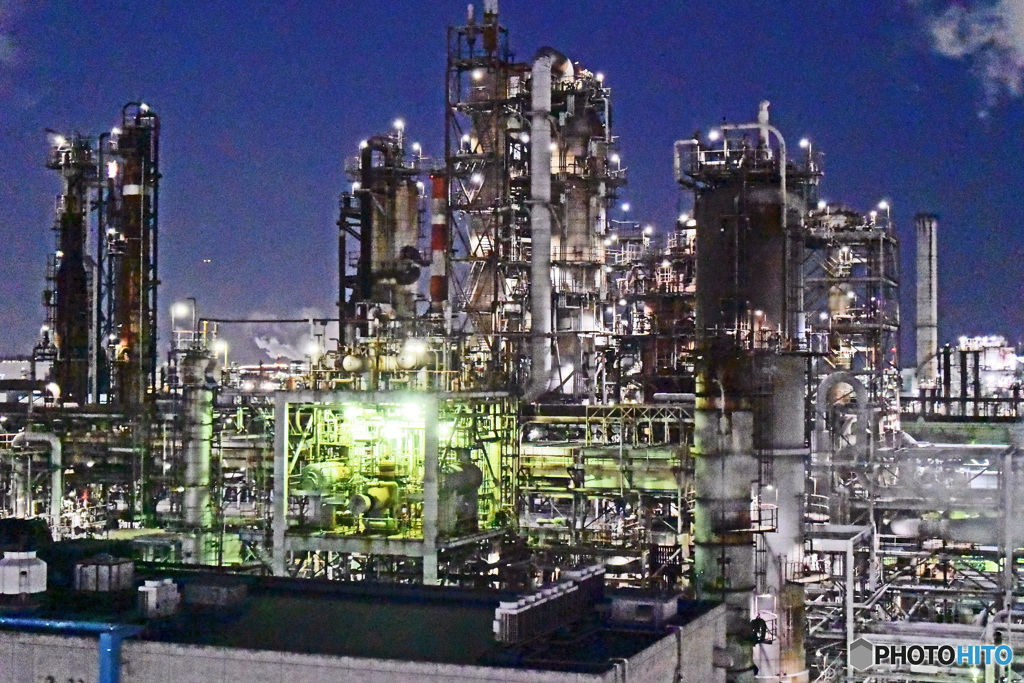 工場夜景