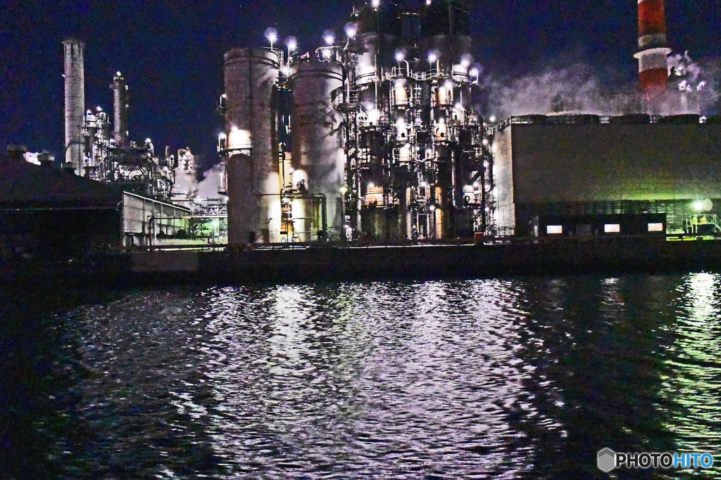 工場夜景