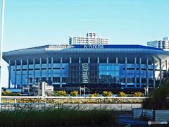 Kアリーナ完成間近か。