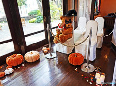 ハロウィン飾りつけ