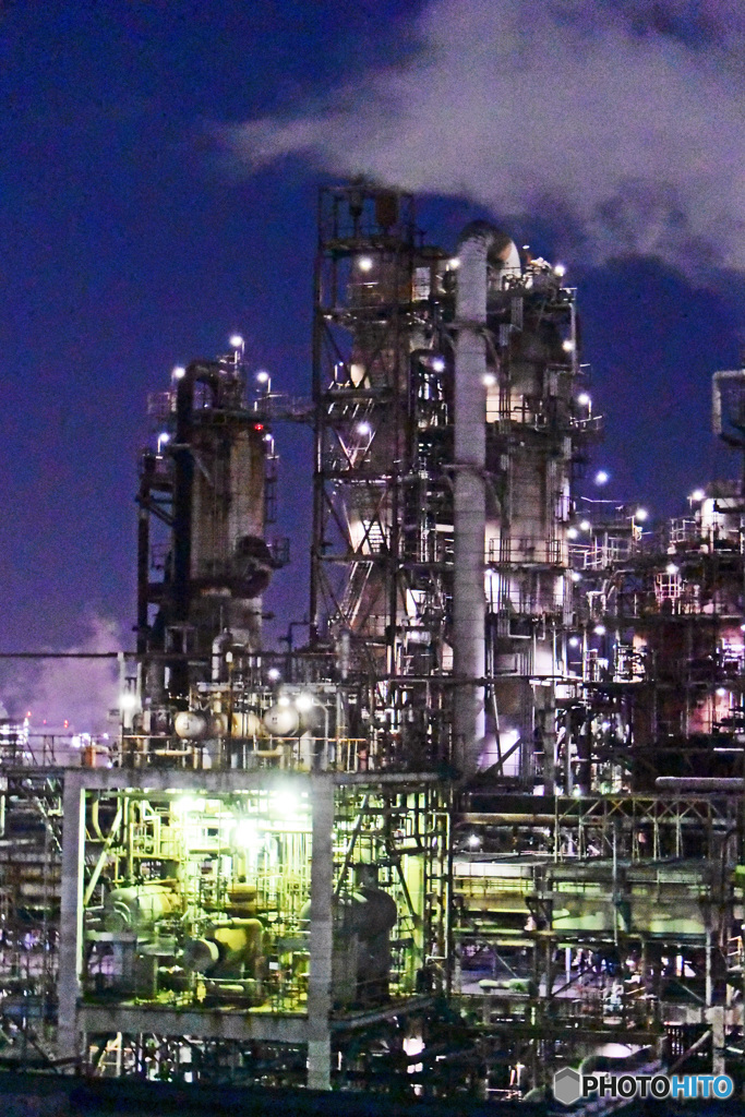 工場夜景