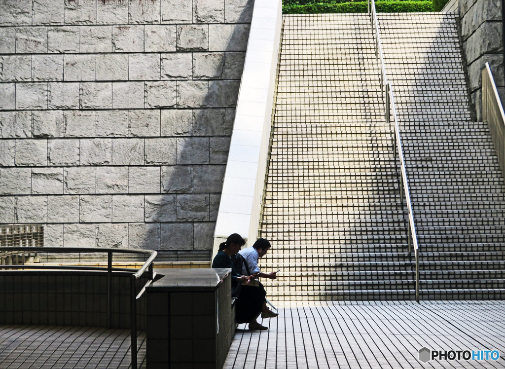 階段のあるスナップ