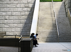 階段のあるスナップ