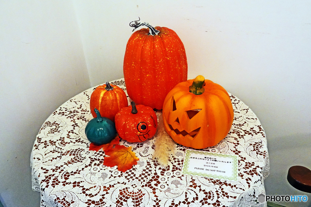 ハロウィン飾りつけ