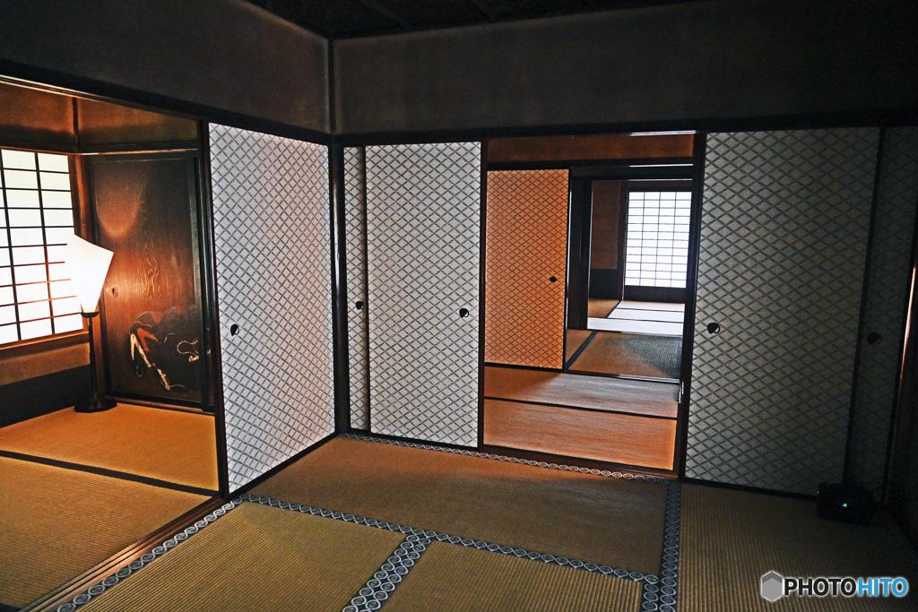 一条恵観山荘　建物内部