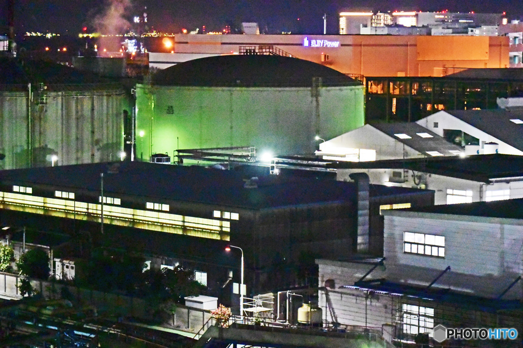 工場夜景