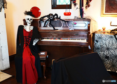 ハロウィン飾りつけ