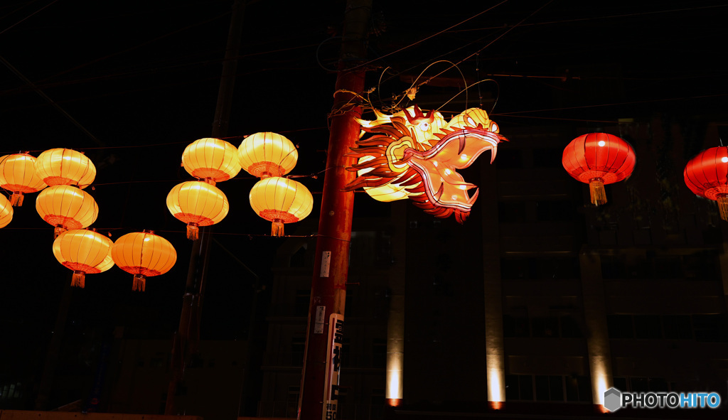 2021春節燈花  横浜中華街