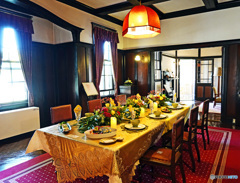 ハロウィン飾りつけ