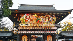 寒川神社にて