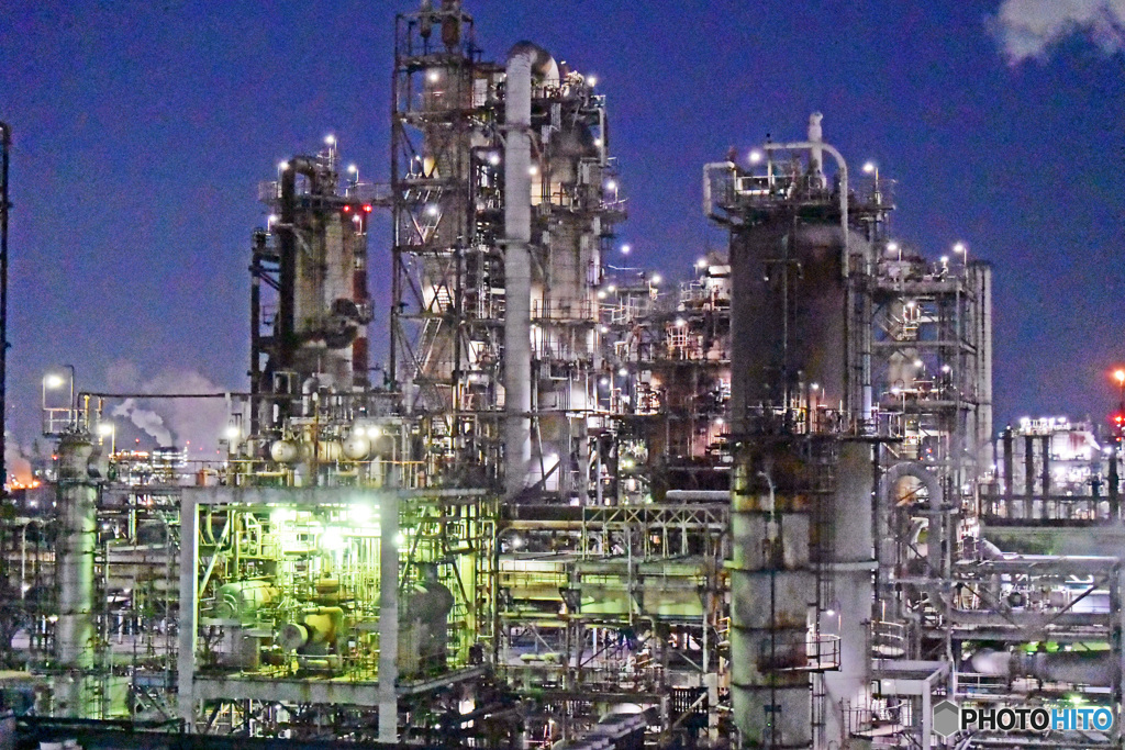 工場夜景