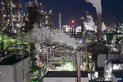 工場夜景