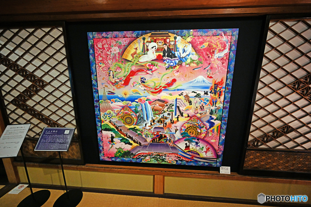 百段階段展示作品