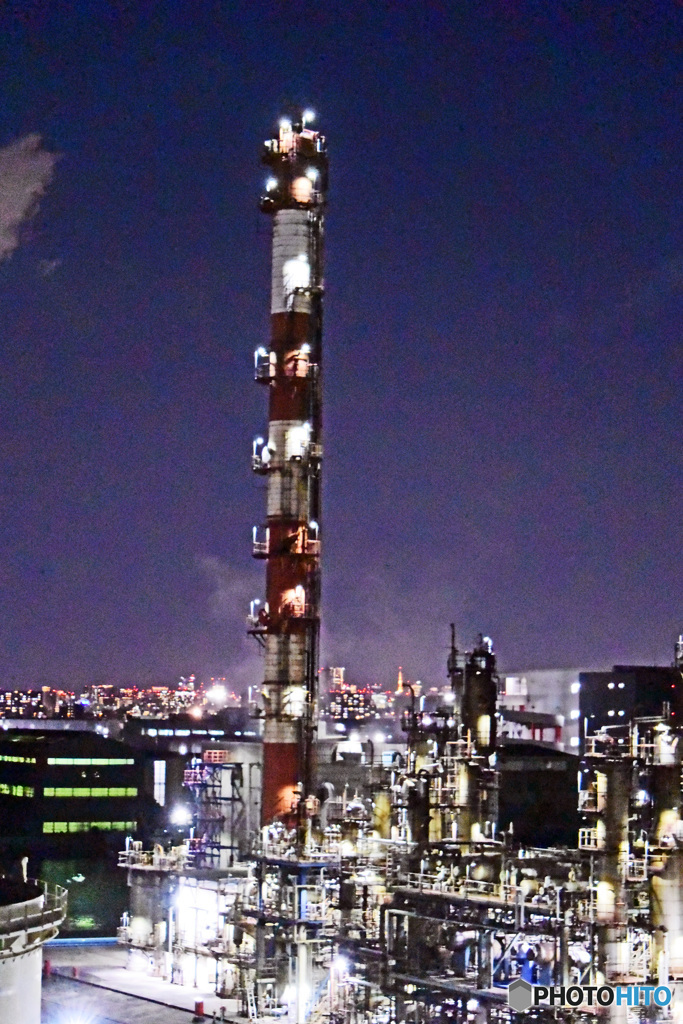 工場夜景