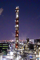 工場夜景