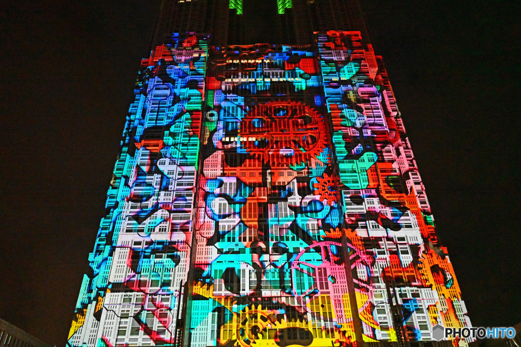 都庁プロジェクションマッピング