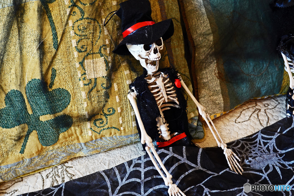 ハロウィン飾りつけ